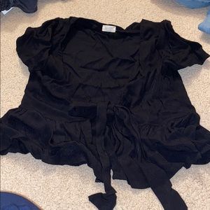 Black tie shirt pacsun size small